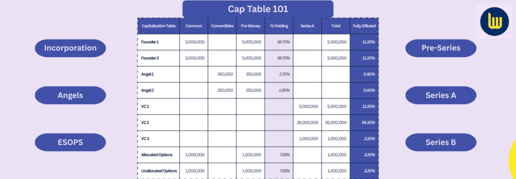 Investor Ready Cap table