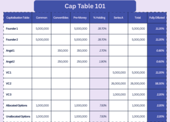 Investor Ready Cap table